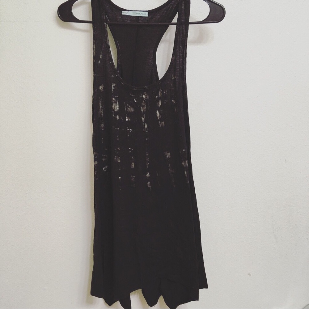 Maurices little black dress metallic gold accent